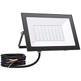 【Aplicación Amplio】Con soporte de 180 de ángulo ajustable, puede instalarse en el techo, montarse en la pared o colocarse en el suelo. Ampliamente utilizado en proyectos de iluminación interior y exterior, incluyendo el garaje, el patio, la entrada o salida de casa, el jardín etc.