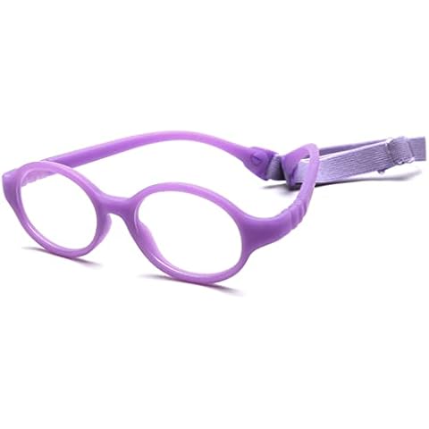 Newborn Baby Glasses 0-6 Months - XXS Infant Glasses - Eyeglasses Toddler Flexible Frame Glasses Light Purple Cover