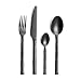 Amefa Karma 4131VTAFV2B60 - Cubertería (16 piezas), color negro