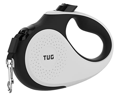 TUG XL 360° Tangle-Free Retractable Dog Leash with Anti-Slip Handle | 26 ft Strong Nylon Tape | One-Handed Brake, Pause, Lock (Extra Large, White) by TUG - Image 6
