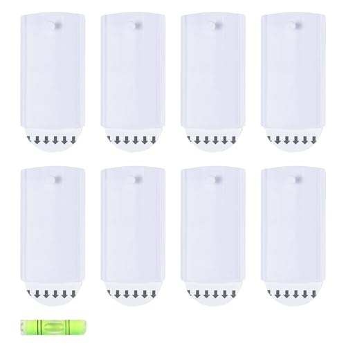 8 Pack Stick on Picture Hooks, No Nails Picture Hanging, Self-Adhesive Wall Hooks for Frames, Poster Hangers, Universal Wall Stickers for Picture Hanging