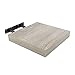 étagère Murale Flottante 25x25x4cm Couleur chêne Gris, Étagère Murale décoratif Fixation Invisible Charge maximale 5 kg