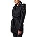 Columbia Women's Pardon My Trench Rain Jacket, Black, Medium