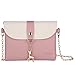 AISPARKY Umhängetasche Damen Kleine, Mädchen Leder Handtasche Crossbody Geldbörse Hirsch Klein Cross Body Tasche Messenger Bag Handytasche Schultertasche für Women Frauen (Pink)
