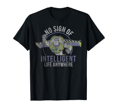 Image of Disney Pixar Toy Story Buzz No Sign Of Intelligent Life T-Shirt