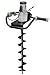 HILTEX 10525 Electric Post-Hole Digger, Earth Auger Drill, 1200-Watt 1.6 Horsepower Powerhead, 4-Inch Auger Bit