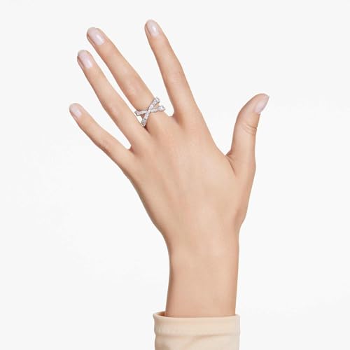 Swarovski Anello Da Donna Infinito Placcato Rodio 5677633 - 5