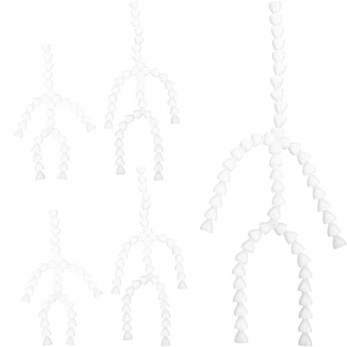 VILLCASE 6pcs Doll Armature, Body Joint Skeleton Plastic Figure Movable Skeleton, Adjustable Puppet Frame for Stuffed Animal Bear Dolls Making DIY Crafts