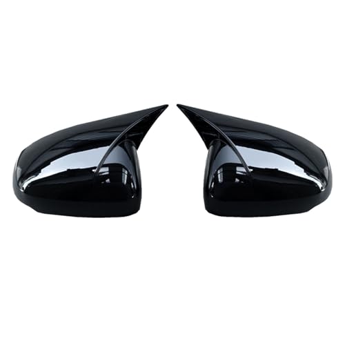 O~[ For Mercedes For Benz A Class W177 2018 A180 A200 Car Rear View Mirror Cover For Protective Decoration(ABS Black)