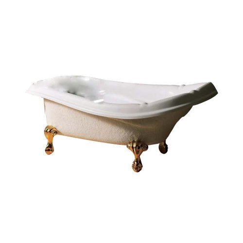 American Standard 2908.020.020 Reminiscence Slipper Soaking Bath Tub With White Textured Exterior, White #TOP19