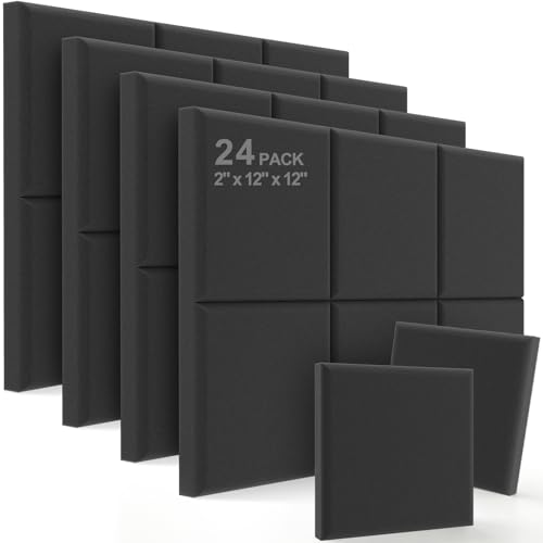 JBER Acoustic Studio Foam, 24 Pack 2