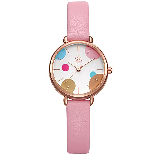 SHENGKEElegant Women Watch Casual Wrist Watch for Women, Pink