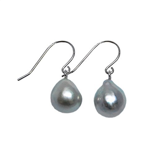 Amazon | ［enyapearl］ パールピアス レディース フックピアス