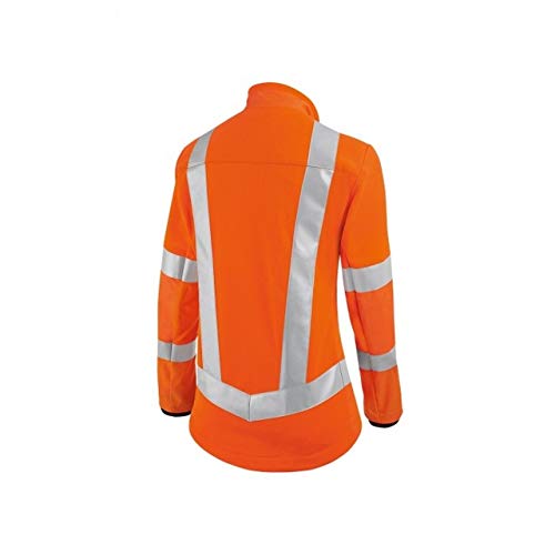 BP 2017-845-85-M Funktionelle Arbeitsjacke für Frauen, Gefütterter Stehkragen und Frontreißverschluss, 270,00 g/m² Stoffmischung, Warnorange, M – Bild 3