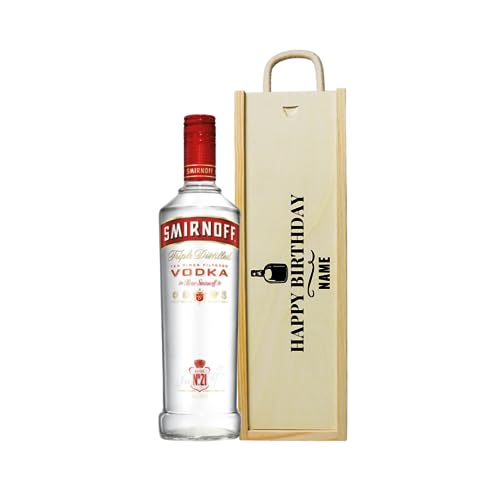 Personalised Happy Birthday Smirnoff Vodka Gift Set - Gifts For Him, For Her, Christmas, Birthday's, Father's Day, Mother's Day