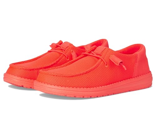 Image of HEYDUDE Women's Wendy Funk Mono Slip-On Casual Shoes Fiery Coral 10 Medium