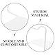 DECHOUS 4 Stück Anti-Rutsch-Matratzenhalter Metall-Matratzenhalter ohne Bohren - Weißer Eisen-Gleitstopper Gripper für Federbettrahmen (10 cm hoch)