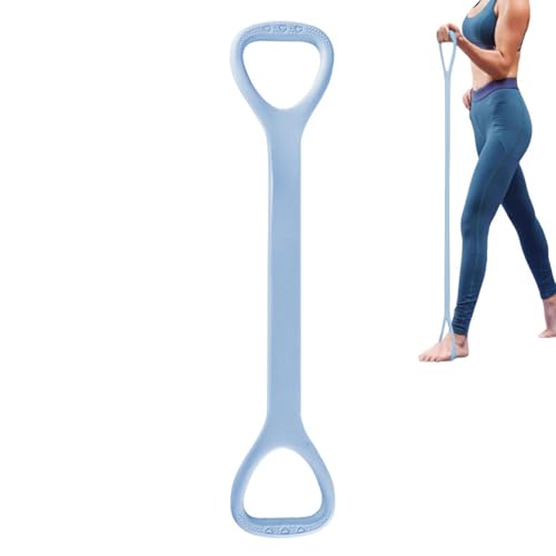 Resistance Bands with Handles | Figure 8 Silicone Elastic Portable Exercise Straps with Handles,Work Out Bands,for Home Gym Yoga