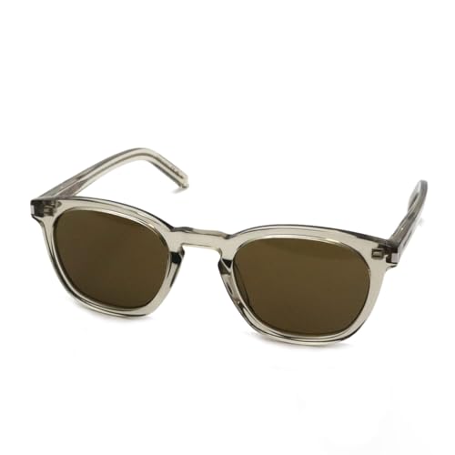 SAINT LAURENT SL 28 Gafas, Beige-Beige-Brown, 49 Unisex Adultos
