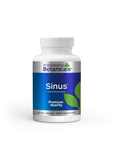 Professional Botanicals Sinus – Natural Herbal Allergy Relief Supplement – 60 Vegetarian Capsule
