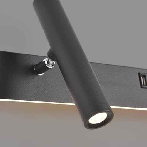 Lámpara de pared giratoria para solucionar la falta de espacio y enchufes USB 4