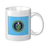 KMNCBSQ Flag of the United States Secretary of Energy Coffee Mugs 11 Oz Tea Cup Double-Sided Print Mug With Handle Cups Great Gifting Office Home Coffee Mugs Idea Gift