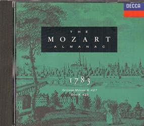 1783 / Mass in C Minor / Duo for Vioin & Viola [Audio CD] Mozart; Hogwood and Aam