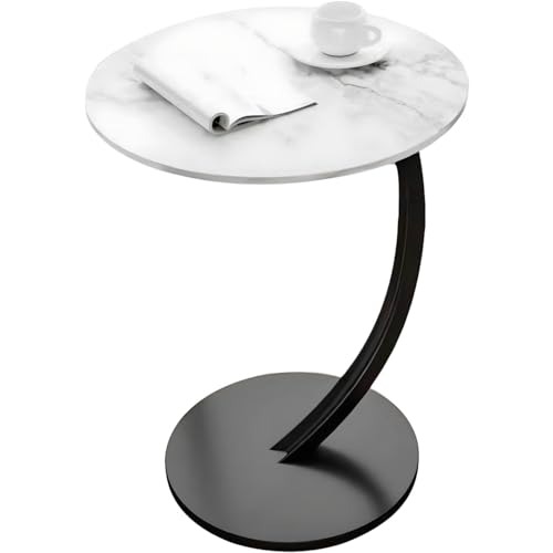 Sleek Nordic Metal Side Table - Modern Minimalist Coffee Table