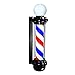 Produktbild Led Barbierstab Leuchtkugel Barber Pole Friseur Salon Licht Schild Rotierend Friseur Pole Lampe Rot Weiß Blaue Streifen Wasserdichte Wandleuchte,88cm