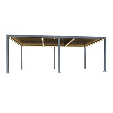 solar powered louvered patio roof