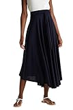 Modischer Rock in Midi Länge ESPRIT Damen 040EE1D313 Rock, 400/NAVY, S