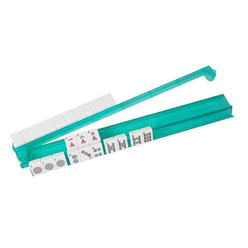 Set DNB Mahjong Rack Pusher 4 acrílicos transparentes miniatura 4