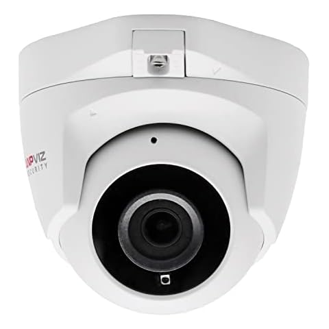 Anpviz 5MP PoE Security Camera, Turret IP Camera Outdoor with Audio Recording, Metal Case, 100FT IR Night Vision Surveillance, IP66 Weatherproof, 110° Wide Angle, White (IPC-D3150W-S) Cover