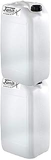 Ecostacker by Janit-X 25L White Plastic Stack-able (2 Pack)
