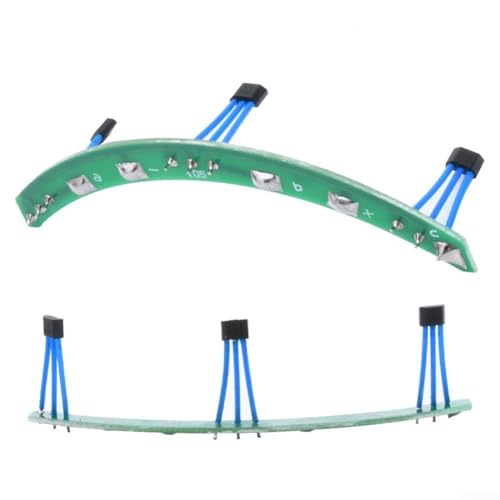 Jotekonoby Scheda sensore Hall per scooter elettrico per motore Ebike, ricambio circuito sensore effetto Hall, compatibile con componenti elettrici per biciclette e veicoli (confezione da 1)