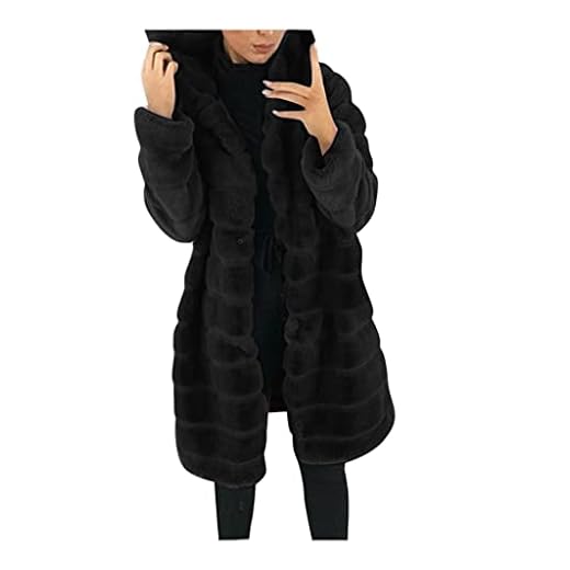 Dam fuskpäls, jacka, lång päls, päls, päls, stopp, päls, långärmad, päls, höst, vinter, elegant, varm, fuskpäls, päls, vinterjacka, kappa, jacka med huva, S-4XL, A001 svart, S