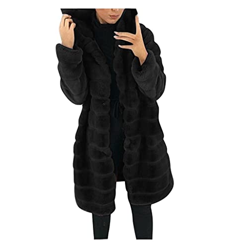 Faux Fur - Cappotto invernale da donna in...