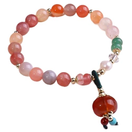 Cristal multi-gemmes en pendentif de perles d'agate naturelle, le cadeau spirituel parfait