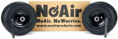 NoAir® 2 Scag Flat Free Wheel Assemblies 13x6.50-6 – Für Turf Tiger & Andere Scag Mäher, Orange