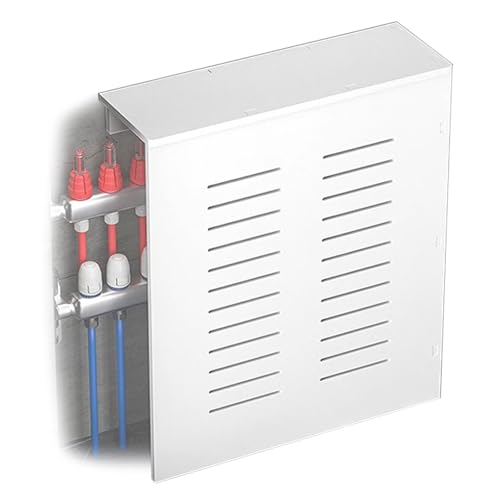 Gabinete para Cubrir radiador con Estante Superior, Organizador para baño, Cubre radiadores para el hogar, Rejilla de ventilación de protección de 3 Lados, Ajuste en Esquina, Montaje a Presi