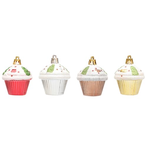 Pendentif Cupcake Noël : Ornement Suspendu pour Déco Maison