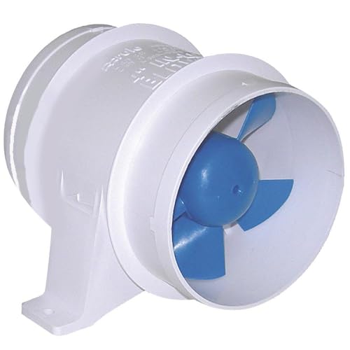 Boating Accessories New Rule Bilge Blower-4 Inline RUL 240, White