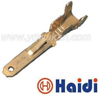 Davitu 100pcs auto wire terminal for Davitu connector, G114 crimp loose Tin-plated replacement terminals 1500-0071 - (Color: 500pcs)