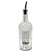 Glass Syrup Bottle with Vented Stainless Steel Pourer - 500ml