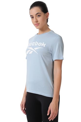 Image of Reebok Women's Letter Print Regular Fit T-Shirt