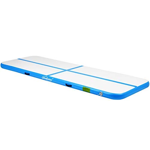 Track - aufblasbar, mit elektrischer Luftpumpe, PVC, Air, Farbwahl, Größenwahl: 3 4 5 6 7 8 m - Gymnastikmatte, Tumbling Matte,