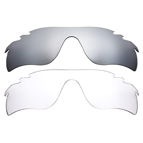 Verres Radarlock Path en titane transparent et argenté polarisé pour une clarté haut de gamme