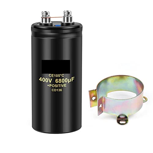Condensateur électrolytique 400V 6800uF haute température CE105°C à boulon