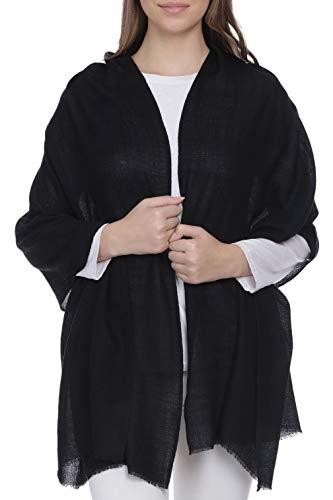 Cashmere Scarf Made in Kashmir (Gift Pack) Merino Wool Silk Cashmere Large Superfine Pashmina Unisex4