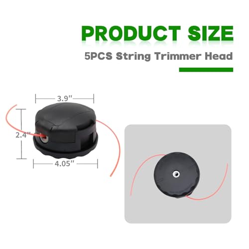 Yunnergo String Trimmer Head Compatible with SRM-225 SRM-230 SRM250 SRM280 Speed-Feed 400 Lawn Mower